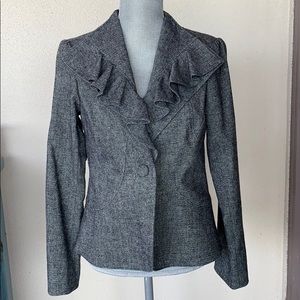 Said Fifth Avenue Heather Gray Wool Blazer